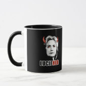 Lucifher - Hillary is Lucifer - Anti-Hillary - Tasse (Links)