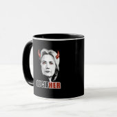 Lucifher - Hillary is Lucifer - Anti-Hillary - Tasse (Vorderseite Links)