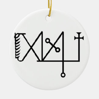 Lucifuge Rofocale Sigil Lamen (Verzierungsbasis) Keramikornament