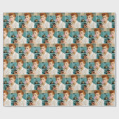 Lucille Ball Simste auf einem Handy Geschenkpapier (Flach)