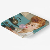 Lucille Ball Simste auf einem Handy Pappteller (Gewinkelt)