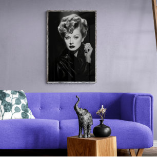 Lucille Ball Vintage Klassiker, Elegantes Poster