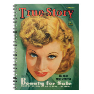 Lucille Ball Vintage-Notizbuch von 1947 Notizblock