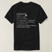 Lucille Name Lucille Definition Lucille Female Nam T-Shirt (Design vorne)