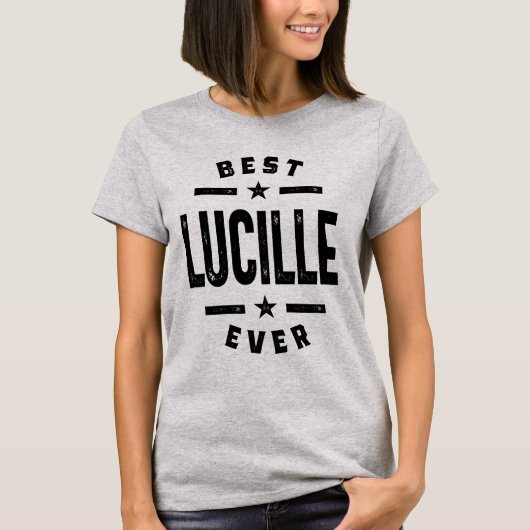 Lucille Personalisiert Name Birthday Gift T-Shirt (Vorderseite)