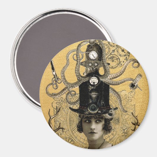 Lucinda Octavio, Deep Sea Milliner Magnet (Vorderseite/Rückseite)