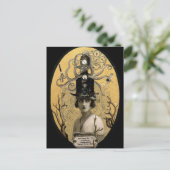 Lucinda Octavio Steampunk Postcard Postkarte (Stehend Vorderseite)