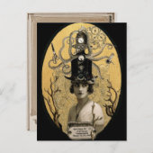 Lucinda Octavio Steampunk Postcard Postkarte (Vorne/Hinten)