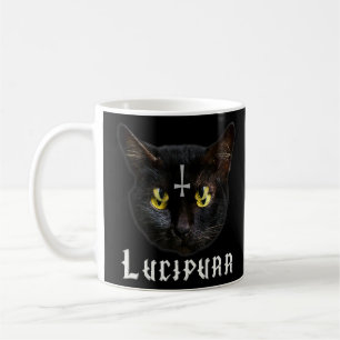 Lucipurr Satanic Cat Antichrist Baphomet 666 Kaffeetasse