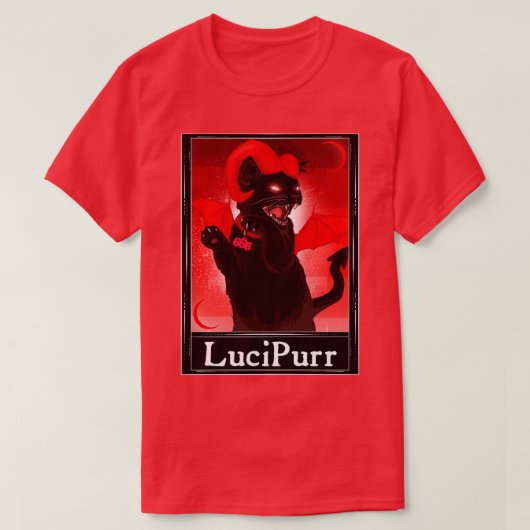 LuciPurr-Tarot T-Shirt (Design vorne)
