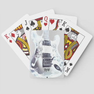 Lucite-Gitarre, individuelles Hochzeitsgeschenk Spielkarten