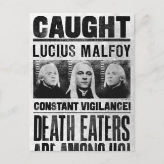 Lucius Malfoy Gewollt Poster Postkarte