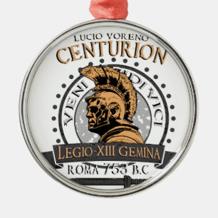 Lucius Voreno, ein berühmtes römisches Jahrhundert Silbernes Ornament