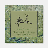 Luck and Fortune Sigil Art Card Magnet (Vorne)