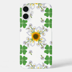Luck Cloue mit Sonnenblume und Calla Lily iPhone 16 Plus Hülle