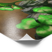 Luck Clover Dragon 13x19 Print Fotodruck (Ecke)