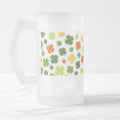 LUCK DER IRISH ZU IHNEN Kleeblatts St Patricks Spa Mattglas Bierglas (Links)