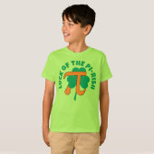 LUCK DER PI RISH St Patrick's Day Pi Day Kids T-Shirt (Vorne ganz)