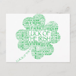 LUCK DES IRISH POSTKARTE