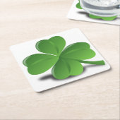 LUCK DES IRISH RECHTECKIGER PAPPUNTERSETZER (angewinkelt)