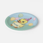 Luck Duck Birthday Party Duckie Paper Cup Pappteller (Schrägansicht)
