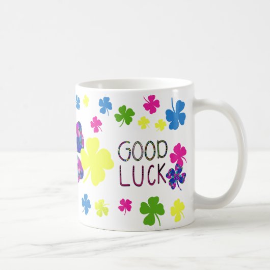Luck in Every Sip - Slokje geluk Kaffeetasse (Rechts)