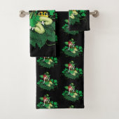 Luck Irish Fairy Green Badhandtuch Set (Insitu)