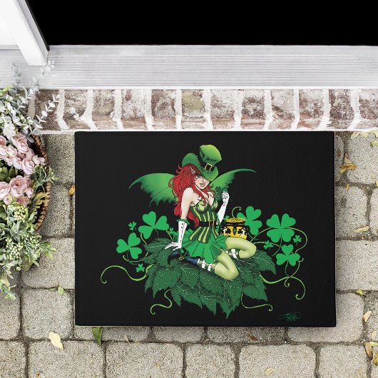 Luck Irish Fairy Green Fußmatte