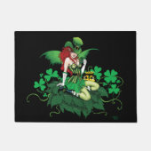 Luck Irish Fairy Green Fußmatte (Vorderseite)
