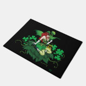 Luck Irish Fairy Green Fußmatte (Schrägansicht)