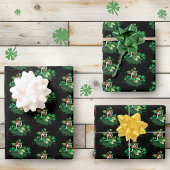 Luck Irish Fairy Green Geschenkpapier Set