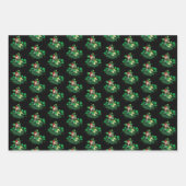 Luck Irish Fairy Green Geschenkpapier Set (Vorderseite 3)
