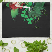 Luck Irish Fairy Green Geschirrtuch (Gefaltet)