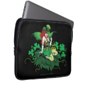 Luck Irish Fairy Green Laptopschutzhülle (Vorne Rechts)