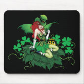 Luck Irish Fairy Green Mousepad (Vorne)