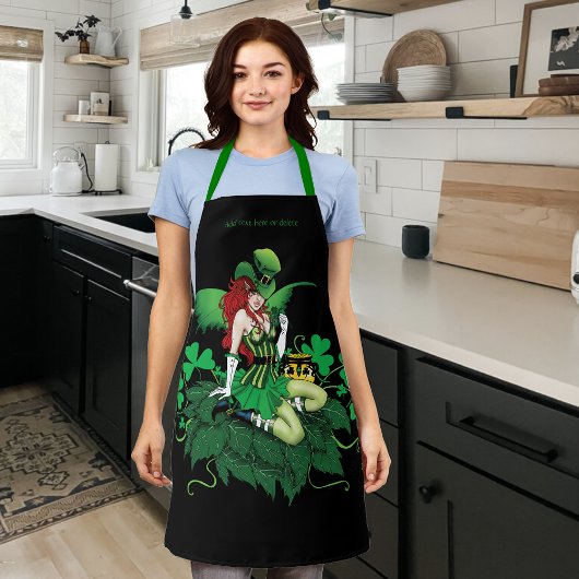Luck Irish Fairy Green Schürze