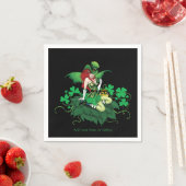 Luck Irish Fairy Green Serviette (Beispiel)