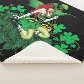 Luck Irish Fairy Green Sherpadecke (3/4)