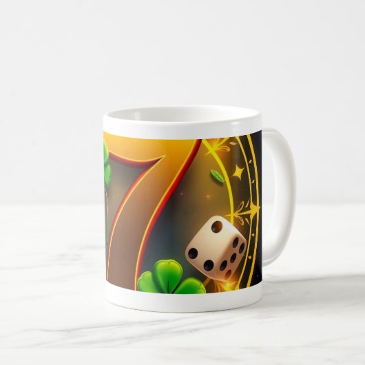 LUCK IS IN THE AIR KAFFEETASSE (VorderseiteRechts)