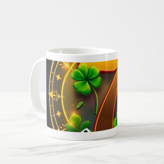 LUCK IS IN THE AIR KAFFEETASSE (Vorderseite Links)