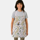 Luck & Joy Coins & Green Kleeblatts St Patricks Da Schürze (Insitu)