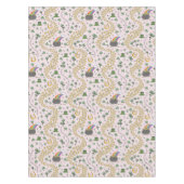 Luck & Joy Coins & Green Kleeblatts St Patricks Da Tischdecke (Vorderseite)