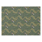 Luck & Joy Coins & Green Kleeblatts St Patricks Da Tischdecke (Vorderseite (Horizontal))