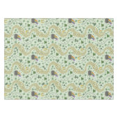Luck & Joy Coins & Green Kleeblatts St Patricks Da Tischdecke (Vorderseite (Horizontal))