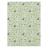 Luck & Joy Coins & Green Kleeblatts St Patricks Da Tischdecke (Vorderseite)
