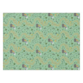 Luck & Joy Coins & Green Kleeblatts St Patricks Da Tischdecke (Vorderseite (Horizontal))