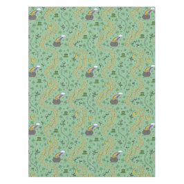 Luck & Joy Coins & Green Kleeblatts St Patricks Da Tischdecke