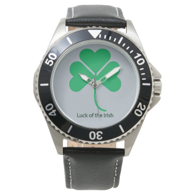Luck of the Irish Armbanduhr (Vorderseite)
