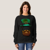 Luck Of The Irish Hat & Beard Sweatshirt (Vorne ganz)