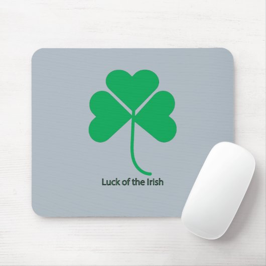 Luck of the Irish Mousepad (Mit Mouse)